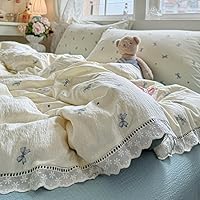 Amazon｜Yashe Haowu 花柄布団カバーセット 3点セットシングル 通気性
